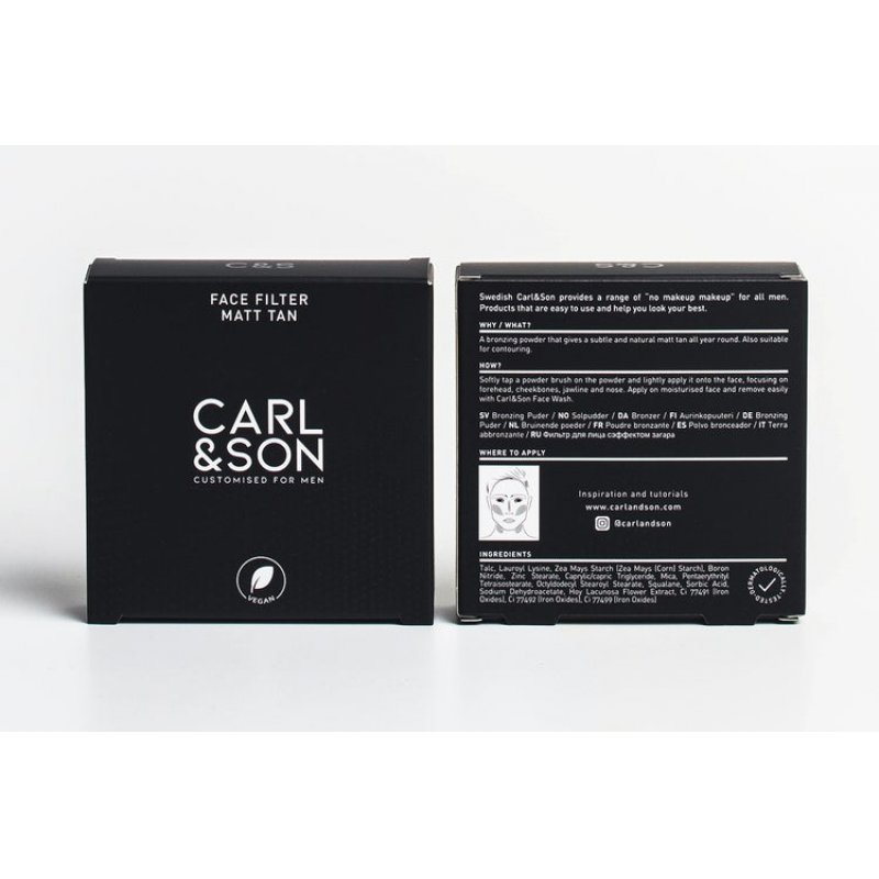 Carl&Son Face Filter Matt Tan poudre de visage 9,6 g