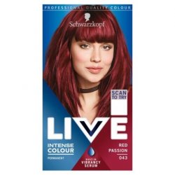 Schwarzkopf Live Intense Colour Hair Dye 043 Red Passion