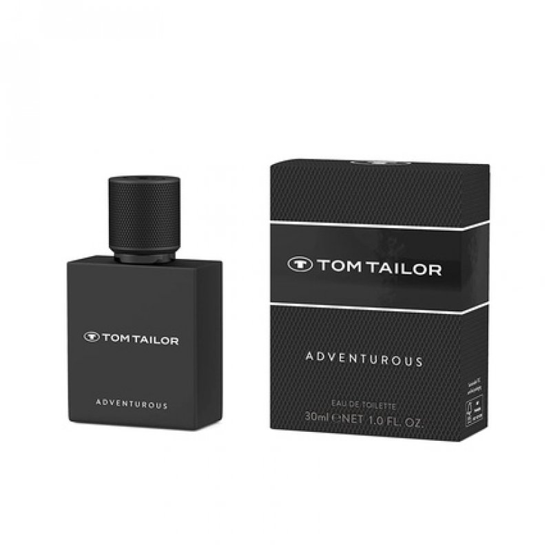 Tom Tailor Adventurous for Him EdT 30ml - Woody and Exciting Men's Fragrance with Bergamot, Lavender and Vanilla -
