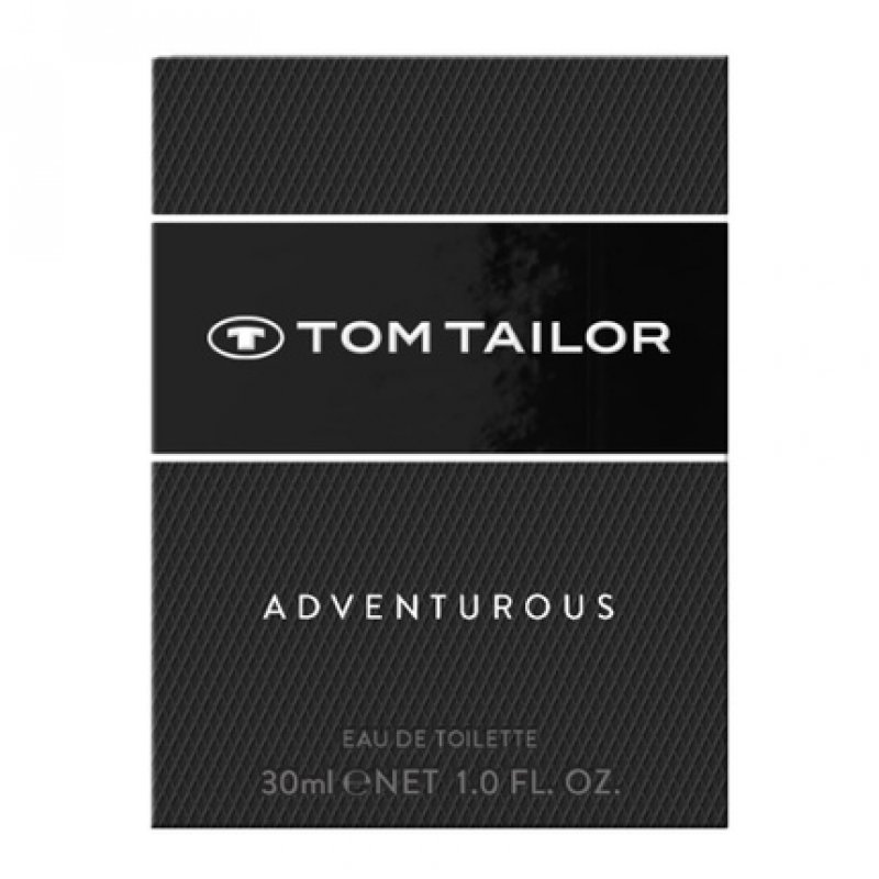 Tom Tailor Adventurous for Him EdT 30ml - Woody and Exciting Men's Fragrance with Bergamot, Lavender and Vanilla -
