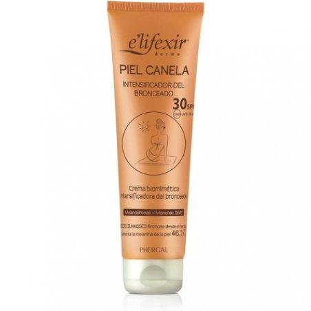 Elifexir Piel Canela Tanning Cream and Self-Tanning for the Face with SPF30 Sun Protection 150ml