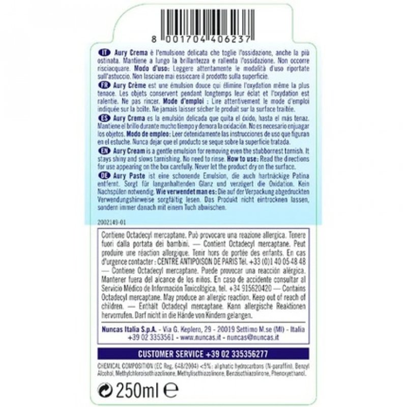 Nuncas Aury Silver Cream 250ml