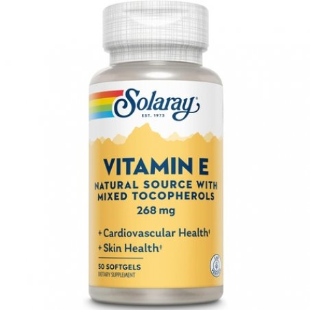Solaray Vitamin E d-Alpha Tocopherol 268mg (400 IU) Heart and Skin Health Antioxidant Activity Support