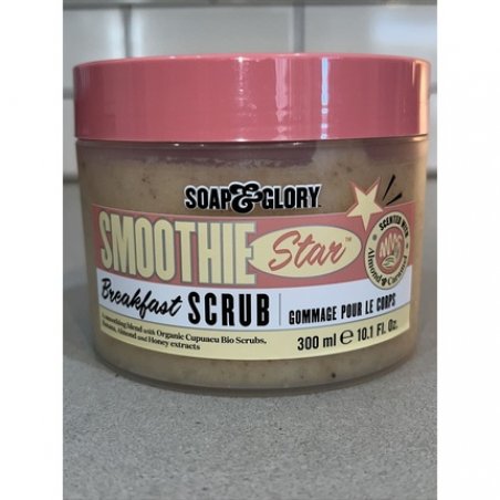Soap & Glory Smoothie Star Breakfast Scrub Almond Sugar Vanilla Scent 300ml