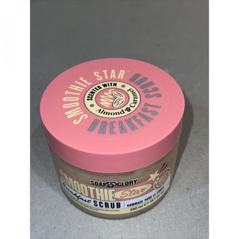 Soap & Glory Smoothie Star Breakfast Scrub Almond Sugar Vanilla Scent 300ml