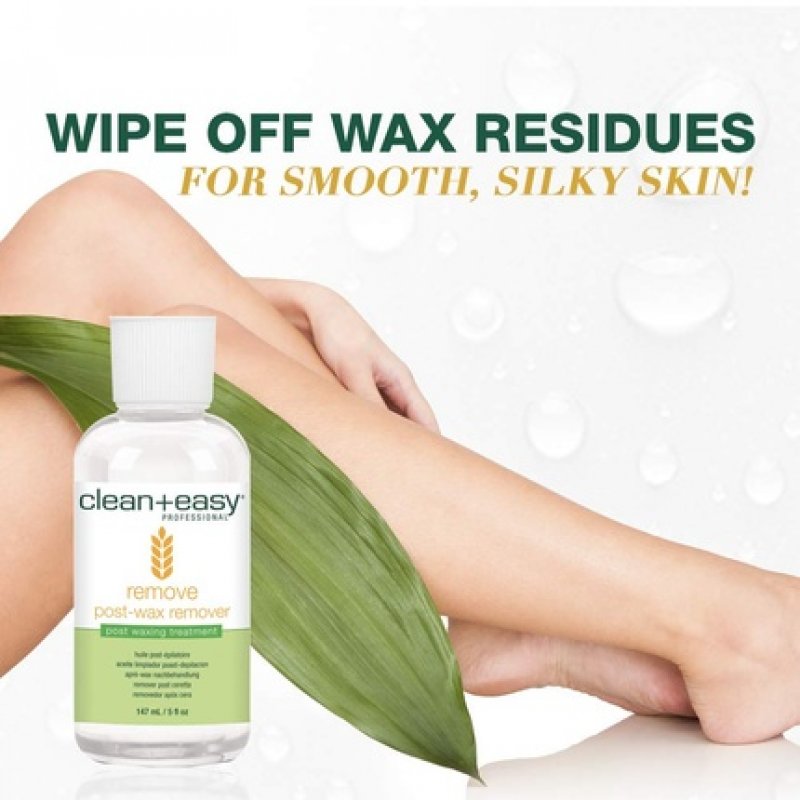 Clean Easy After Wax Remover with Wheat Germ Oil Post Waxing Cleanser 5 Fl Oz
