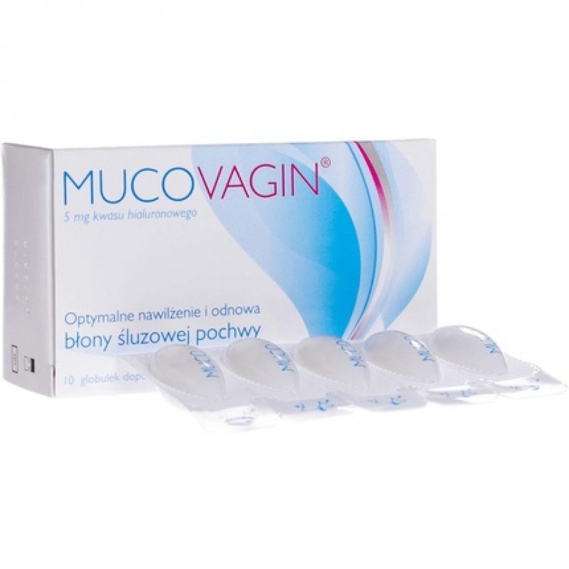 MUCOVAGIN Vaginal Pessaries Hydration and Renewal for Women of All Ages Hyaluronic Acid for Vaginal Dryness Infections