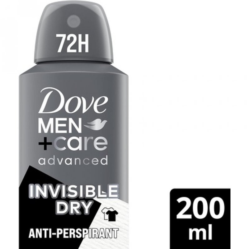 Dove Men Care Advanced Invisible Dry Antiperspirant Aerosol Deodorant for Men 200ml
