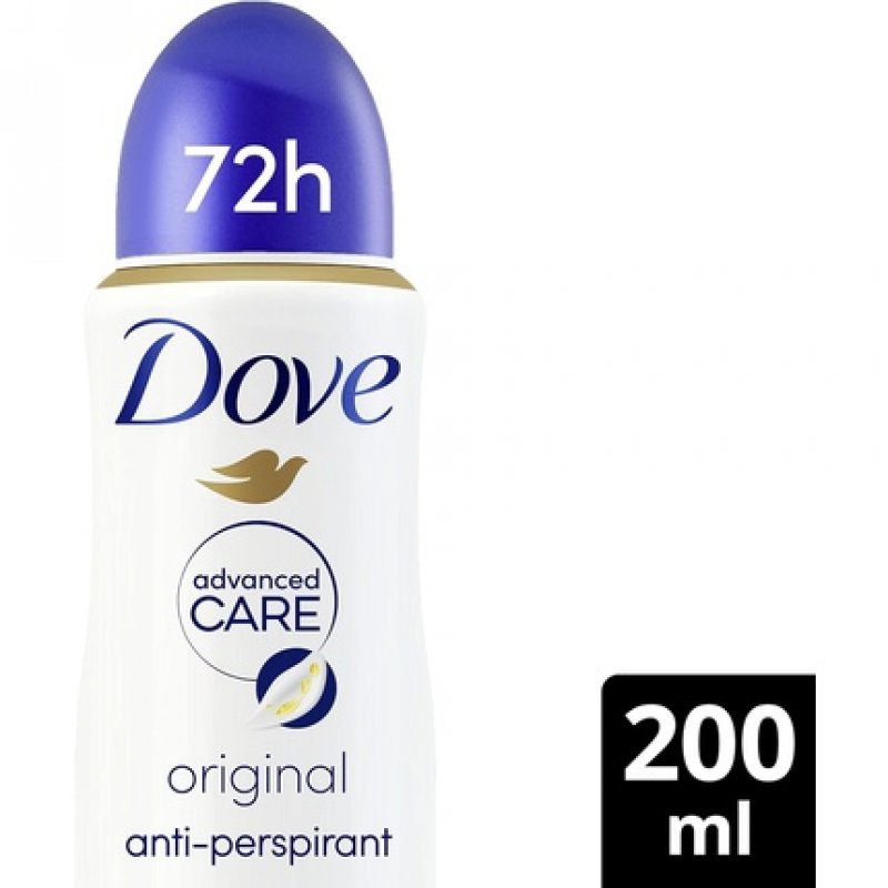 Dove Advanced Care Original Antiperspirant Deodorant Spray with Triple Moisturizing Technology 200ml