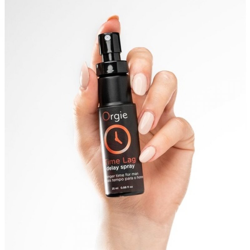 Orgie Time Lag Tingling and Warming Intimate Gel with Hemp Seed Oil 25ml Black