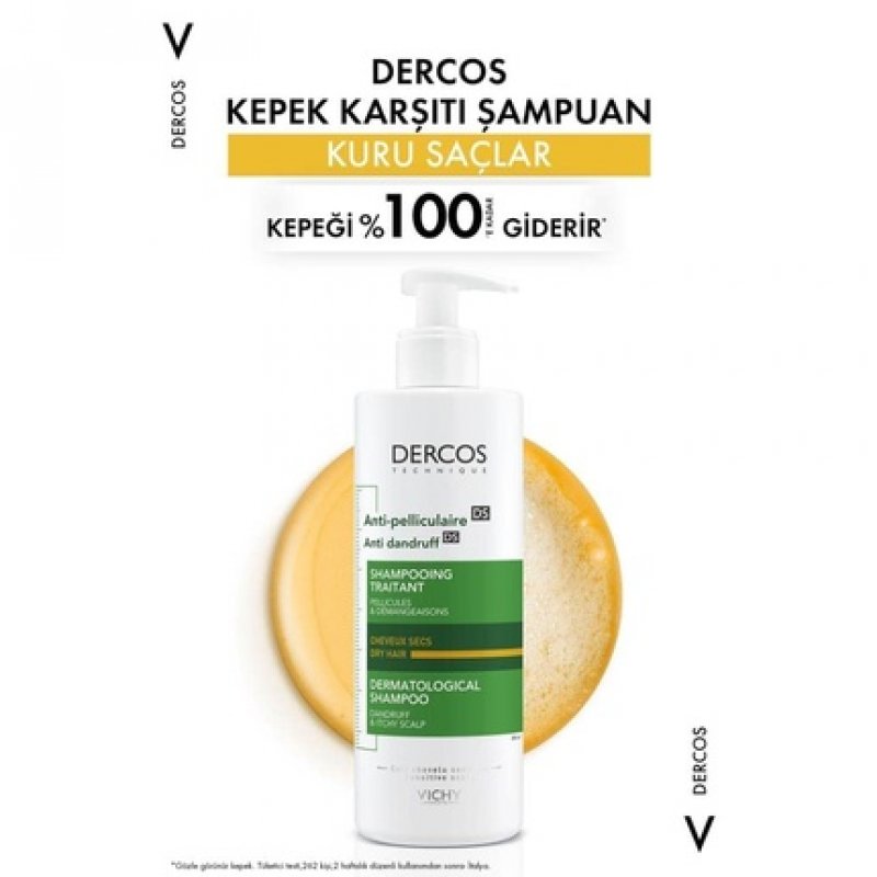 Vichy Dercos Anti Dandruff Shampoo Dry Hair 390ml
