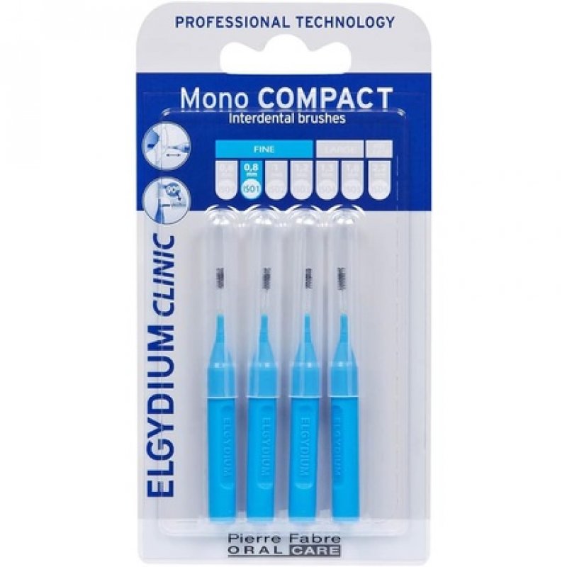 Elgydium Clinic Mono Compact Blue Interdental Brushes