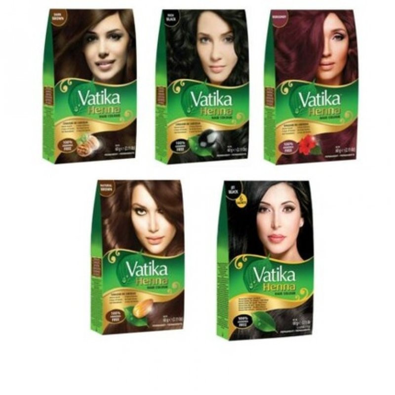 Dabur Vatika Natural Brown Henna Hair Color Powder No Ammonia 60g