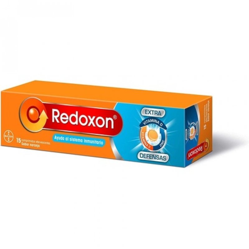Redoxon Vitamin Double Ac. 15 Effervescent Orange Tablets