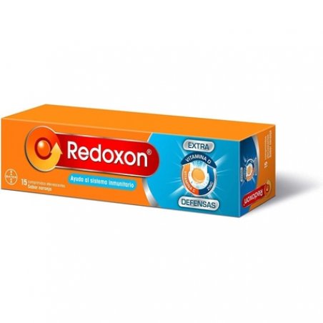 Redoxon Vitamin Double Ac. 15 Effervescent Orange Tablets