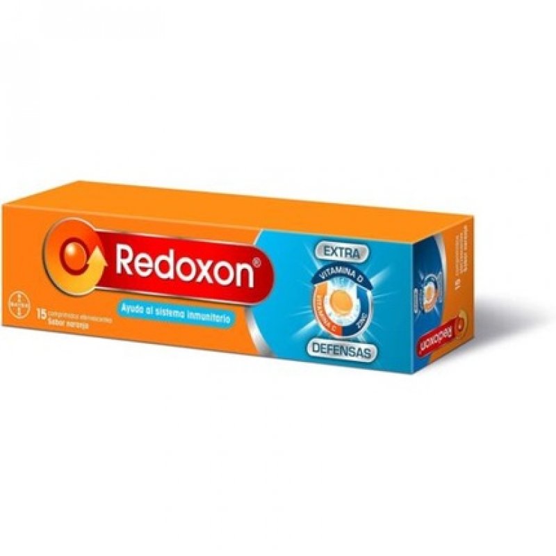 Redoxon Vitamin Double Ac. 15 Effervescent Orange Tablets