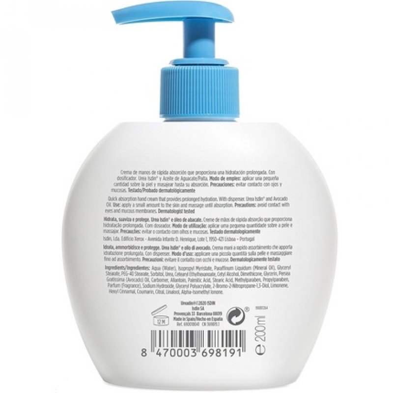 Ureadin Isdin Hand Cream with Dispenser 200ml