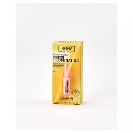 Iroha Nature Instantly Effective Brightening and Anti-Fatigue Ampoule with Aloe Vera and Collagen