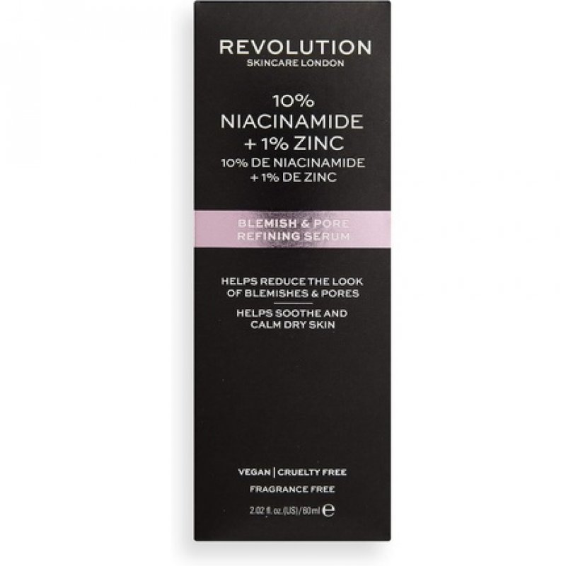 Revolution Skincare London Niacinamide and Zinc Serum for Blemishes and Pores 60ml