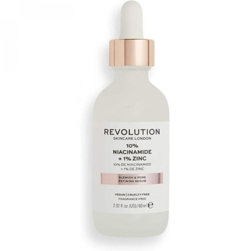 Revolution Skincare London Niacinamide and Zinc Serum for Blemishes and Pores 60ml