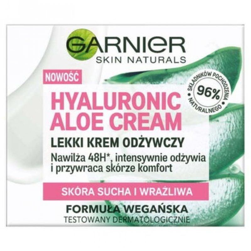 Garnier Hyaluronic Aloe Cream Light Nourishing Cream for Dry Skin