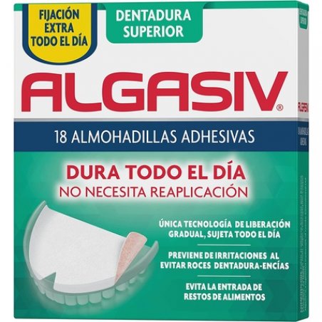 Algasiv Adhesive Pads for Upper False Dentures