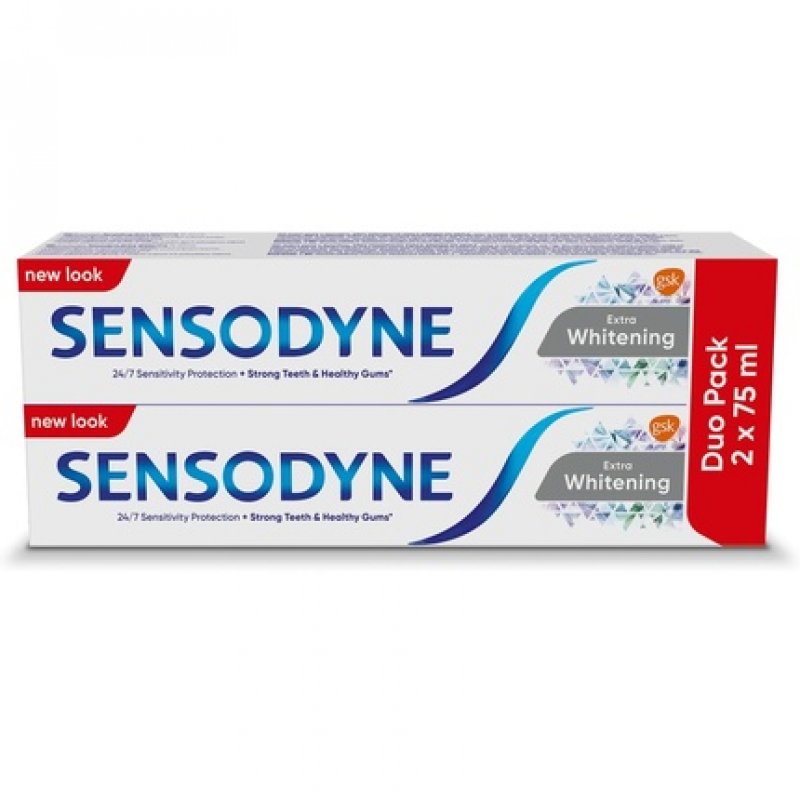 SENSODYNE Extra Whitening Toothpaste 75ml - Pack of 2