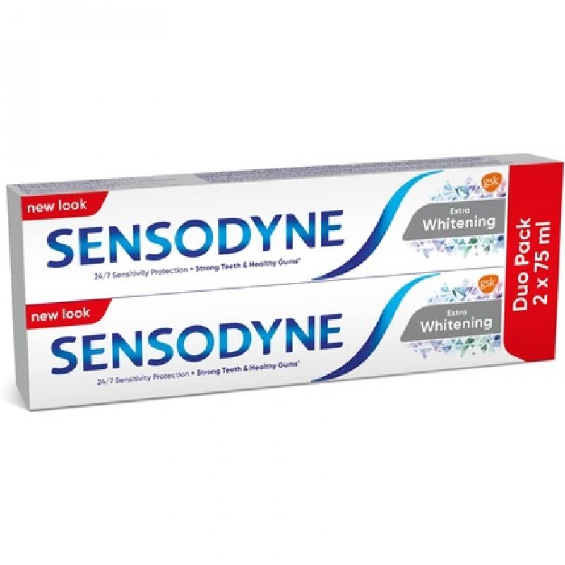 SENSODYNE Extra Whitening Toothpaste 75ml - Pack of 2