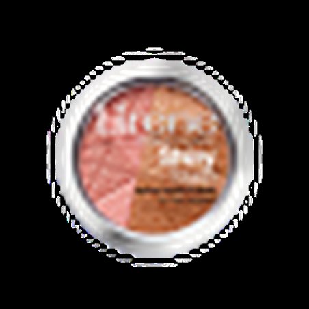 Lirene Shiny Touch Mineral Bronzer & Rouge Compact Powder for Face Modeling 9g