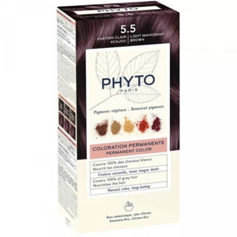 PHYTO Permanent Light Brown 5.5 Hair Coloring