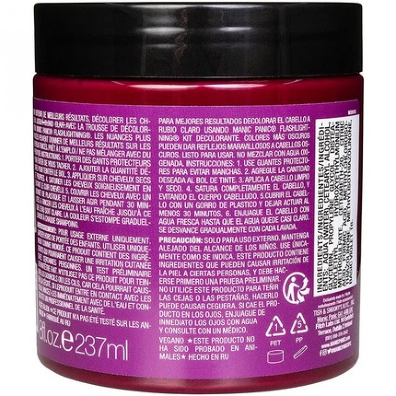 Manic Panic High Voltage Classic Cream Formula Hair Dye Fuschia Shock 8oz (237g)