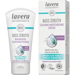 lavera basis sensitiv Calming Moisturising Cream with Organic Aloe Vera and Almond Oil 50ml