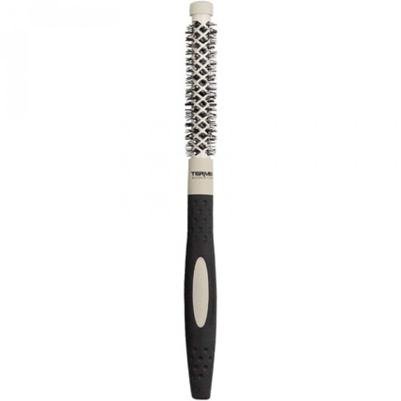 Termix Evolution Soft Ø 12mm Hairbrush for Thin Hair with Ionized Bristles - Ochre