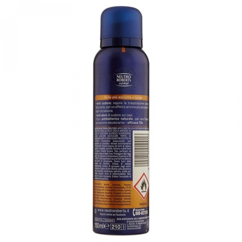 Neutro Roberts Men's Dry Antiperspirant Deodorant 150ml