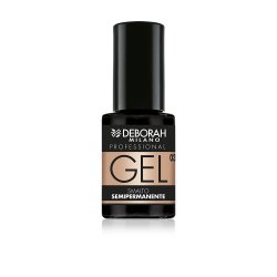 Deborah Milano Professional Semi-Permanent Gel Nail Polish Number 03 Nude Beige Plumping Effect Long Lasting 4.5ml Beige