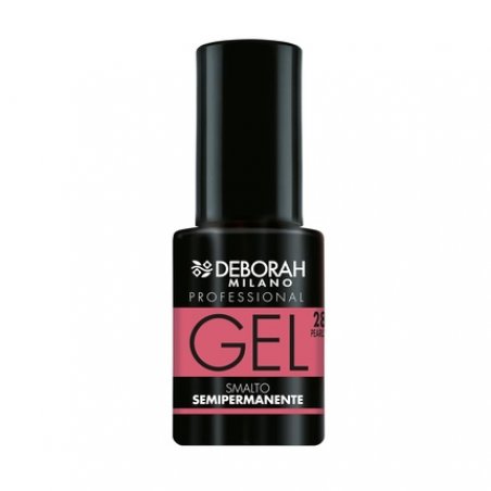 Deborah Milano Professional Gel Nail Polish 28 Golden Rose Plumping Effect Long Lasting Intense and Shiny Nails 4.5ml