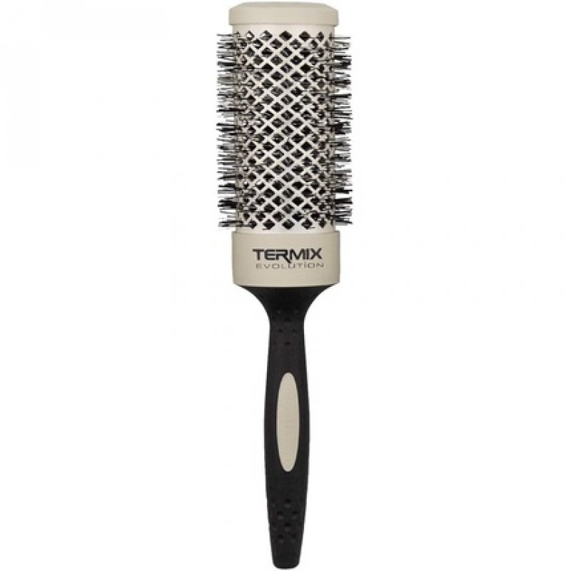 Termix Evolution Soft Ø 43mm Hairbrush for Thin Hair with Ionized Bristles - Ochre