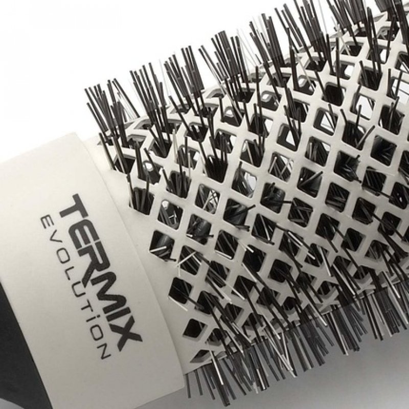 Termix Evolution Soft Ø 43mm Hairbrush for Thin Hair with Ionized Bristles - Ochre