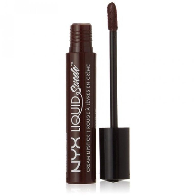 NYX Professional Makeup Liquid Suede Cream Lipstick Club Hopper Brown with Reddish Undertone 0.13 fl oz