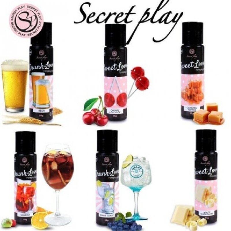 SECRET PLAY Flavored Lubricant 60ml for Oral Sex