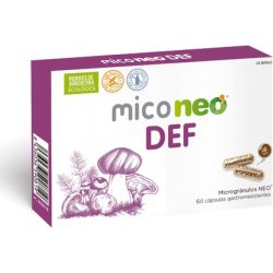 Mico NEO DEF Cat's Claw, Maitake, Sun Mushroom, Reishi, Shiitake, Cordyceps Organic Mushroom Supplement 60 Capsules