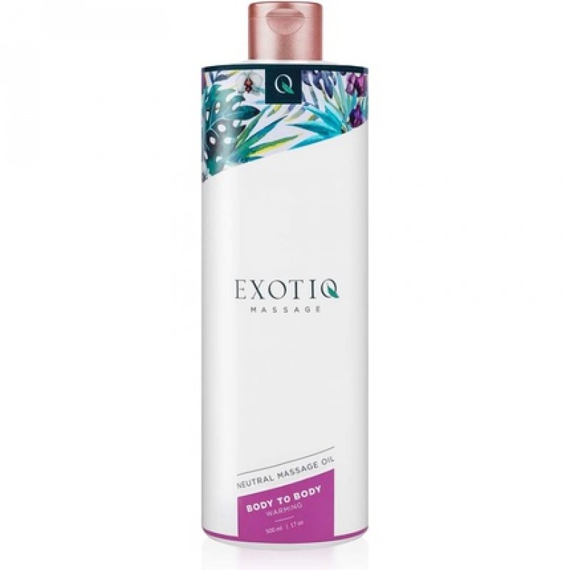 Exotiq Body to Body Warming Massage Oil 500ml