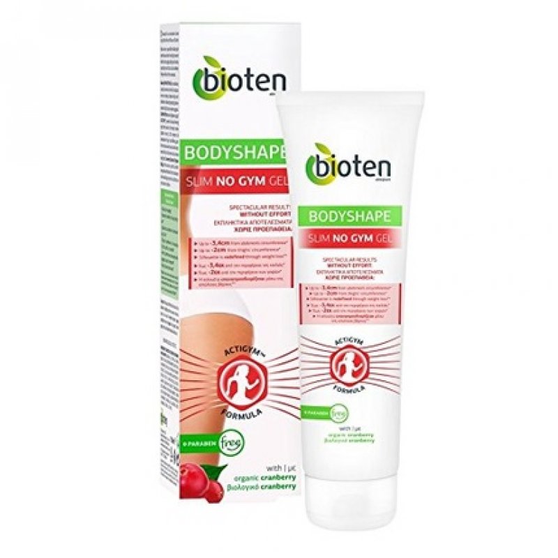 Bodyshape Slim-No-Gym Anticellulite Gel with Organic Cranberry and Paraben-Free 150ml