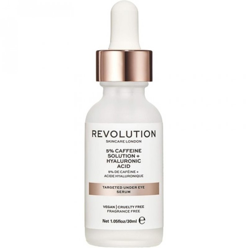 Revolution Skincare London 5% Caffeine and Hyaluronic Acid Revitalising Under Eye Serum 30ml