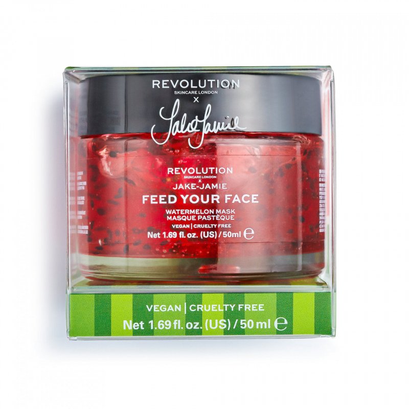 Revolution Skincare London Jake Jamie Watermelon Hydrating Face Mask Moisturising 50ml