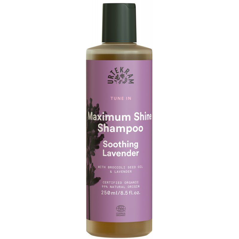 Urtekram Soothing Lavender Maximum Shine Shampoo, 250ml