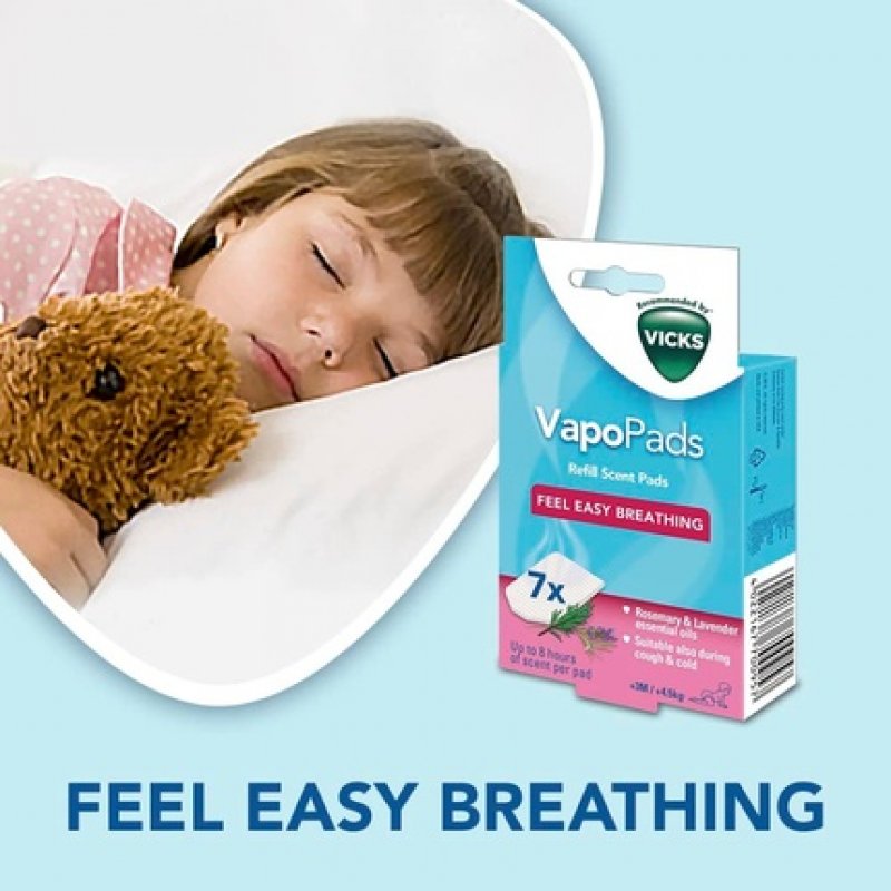Vicks VapoPads Rosemary & Lavender Essential Oil Pads - Pack of 7