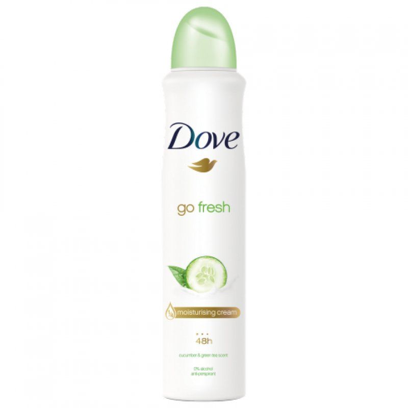 Dove Go Fresh Cucumber & Green Tea Femmes Déodorant spray 250 ml 1 pièce(s)