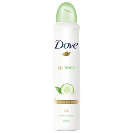 Dove Body Spray Anti-Perspirant/Deodorant Cucumber & Green Tea 250ml/8.5oz