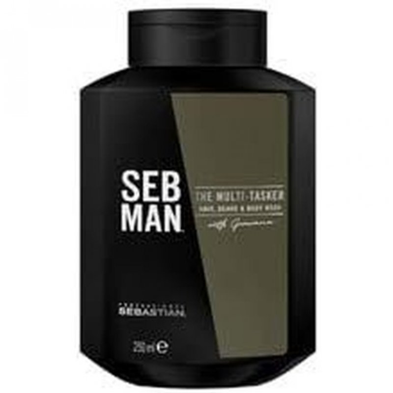 Sebastian Man The Multi-Tasker Hair, Beard & Body Wash 50ml